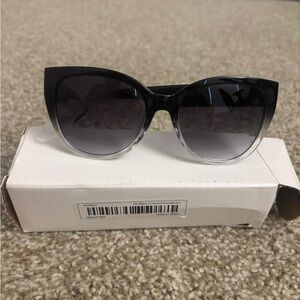 Chic Black and Gray Women's Sunglasses shein